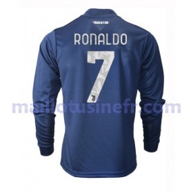 Maillot de Foot Juventus Cristiano Ronaldo 7 Extérieur 2020-21 Manches Longues
